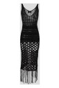 robe-longue-a-ourlet-frange-perfore