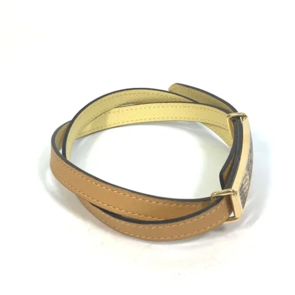 Hermès Vintage Pre-owned Leather belts Yellow Dames