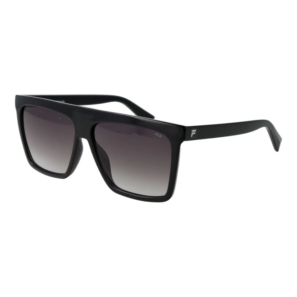 Fila Men's Black Sunglasses, One Size, Square Plastic Sunglasses