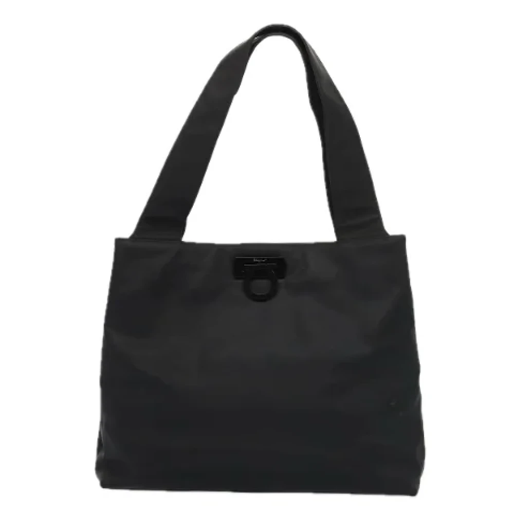Salvatore Ferragamo Pre-owned Leather totes Black Dames
