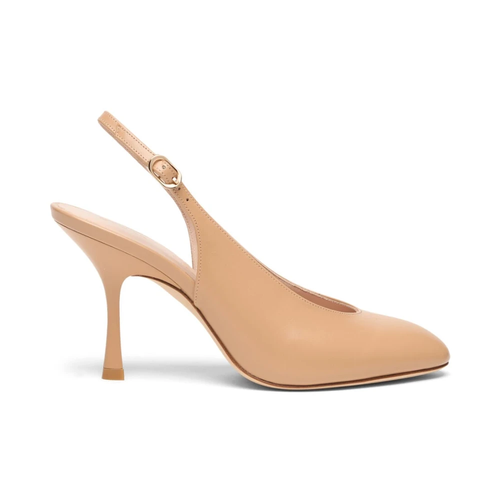 Stuart Weitzman Women's Beige Pumps, 7 Uk, Madison Slingback Pump 85