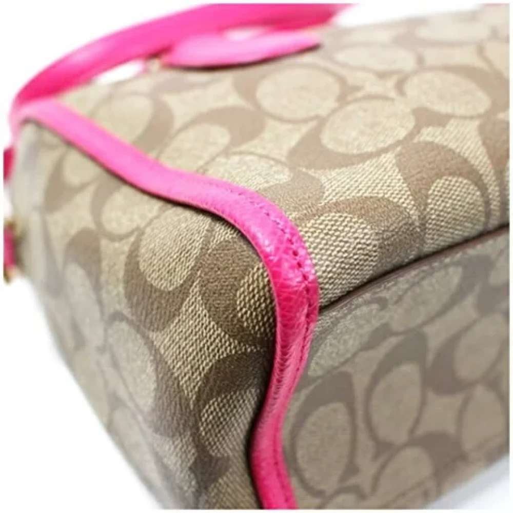 Coach Pre-owned Canvas handbags Multicolor Dames