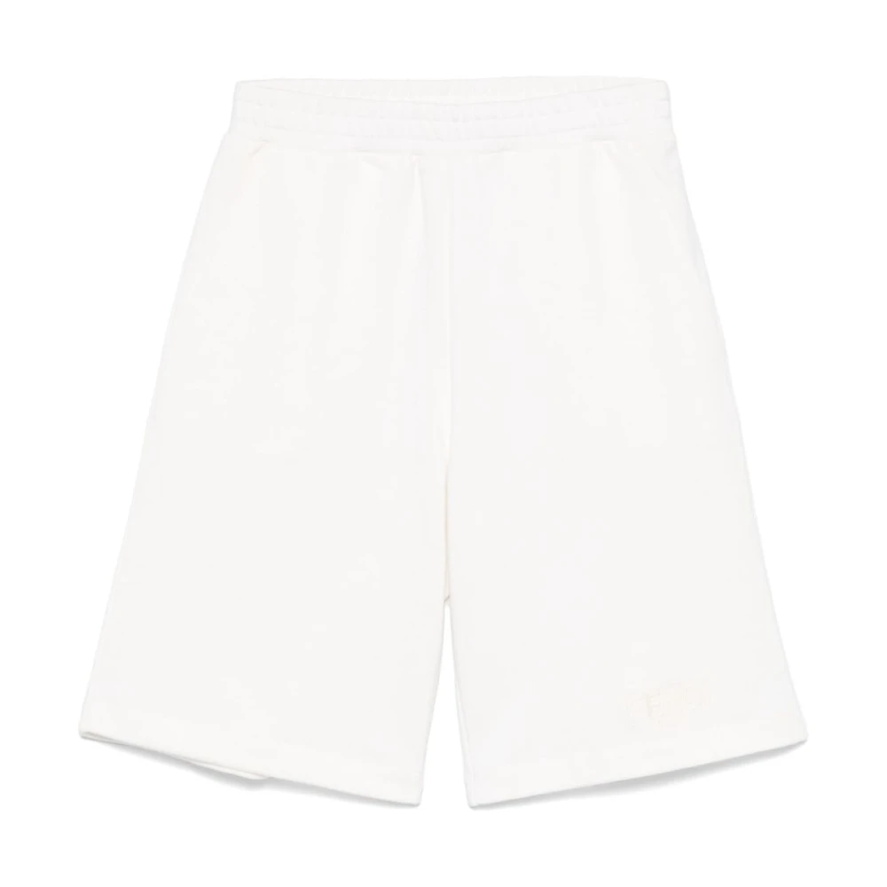 Fendi , Shorts, Male, White, 4 Y, Cotton Shorts