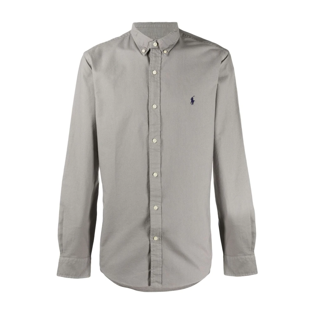 Polo Ralph Lauren Grijze Oxford Overhemden Gray Heren