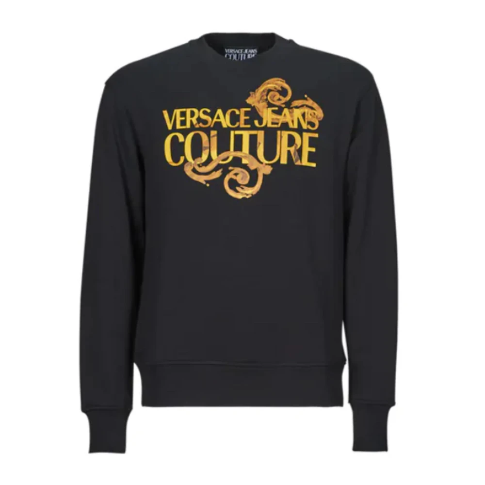 Versace Jeans Couture Katoenen sweatshirt Black Heren