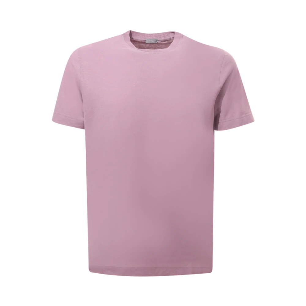 Zanone T-Shirts Pink Heren
