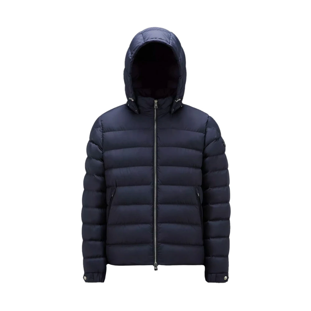 Moncler Arneb Kort Dunjacka - Justerbar Huva, Dragkedja Blue, Herr