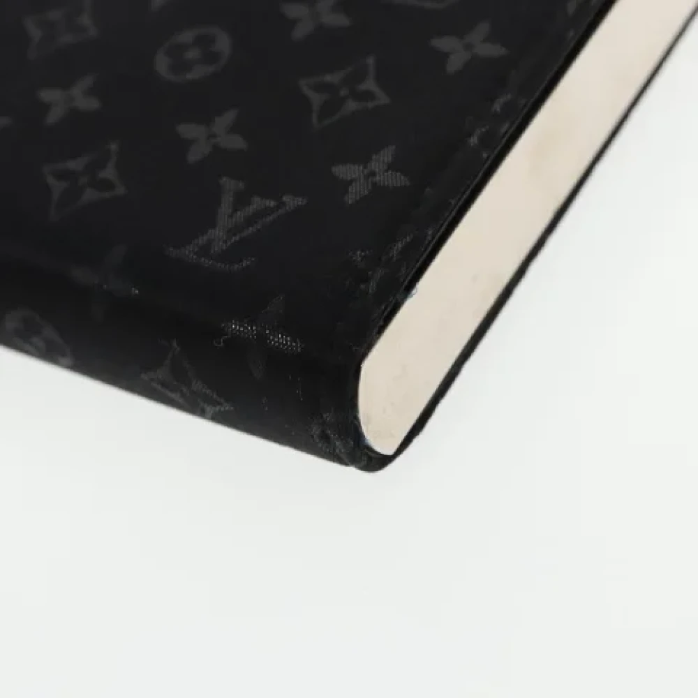 Louis Vuitton Vintage Pre-owned Silk louis-vuitton-bags Black Dames