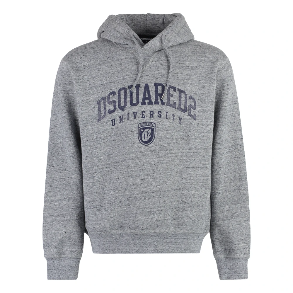 Dsquared2 Gray Hoodies - Male - Hoodies - L - Sweatshirts & Hoodies