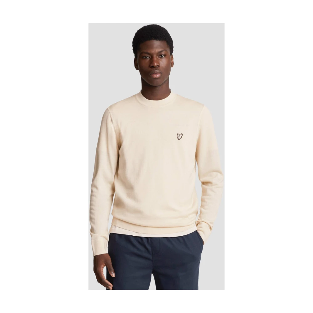 Lyle & Scott Stijlvolle Pullover Sweater Beige Heren