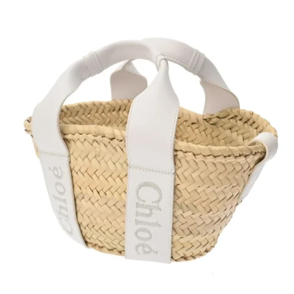 Chloé Pre-owned Leather handbags Beige Dames