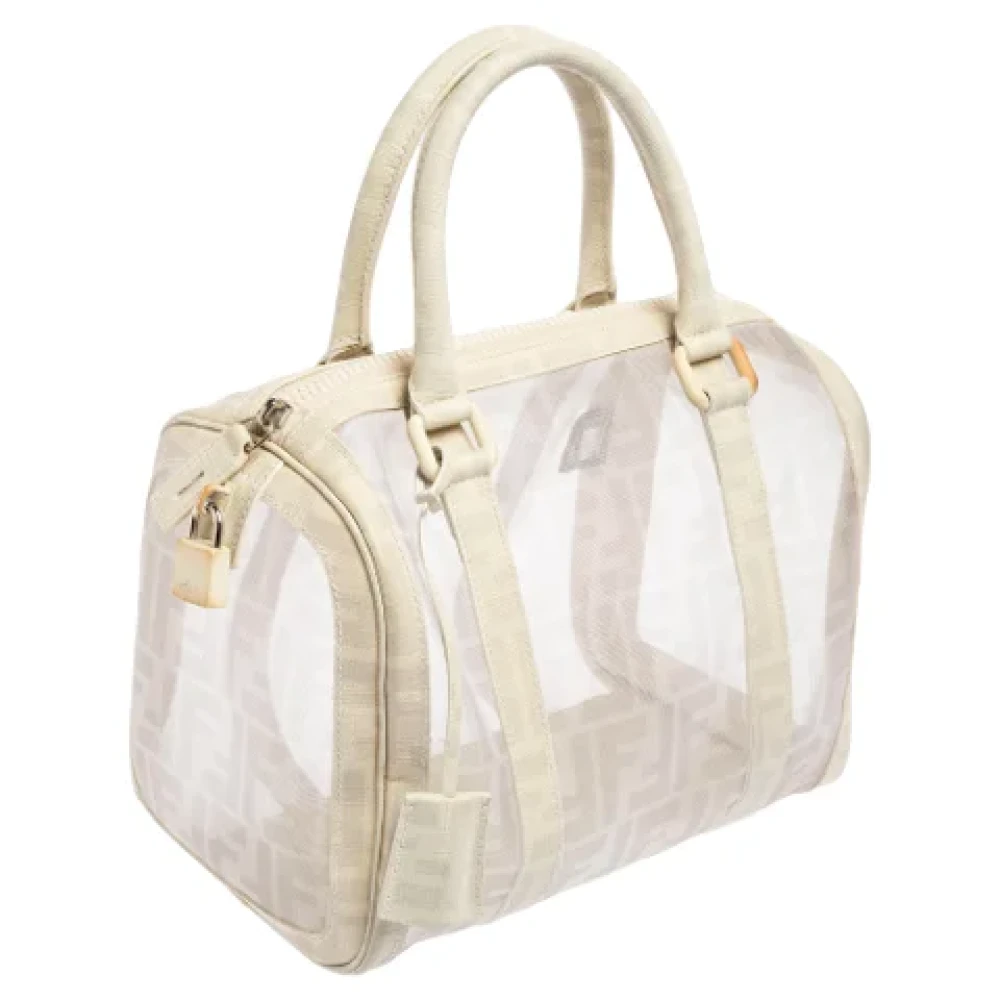 Fendi Vintage Pre-owned Canvas fendi-bags White Dames