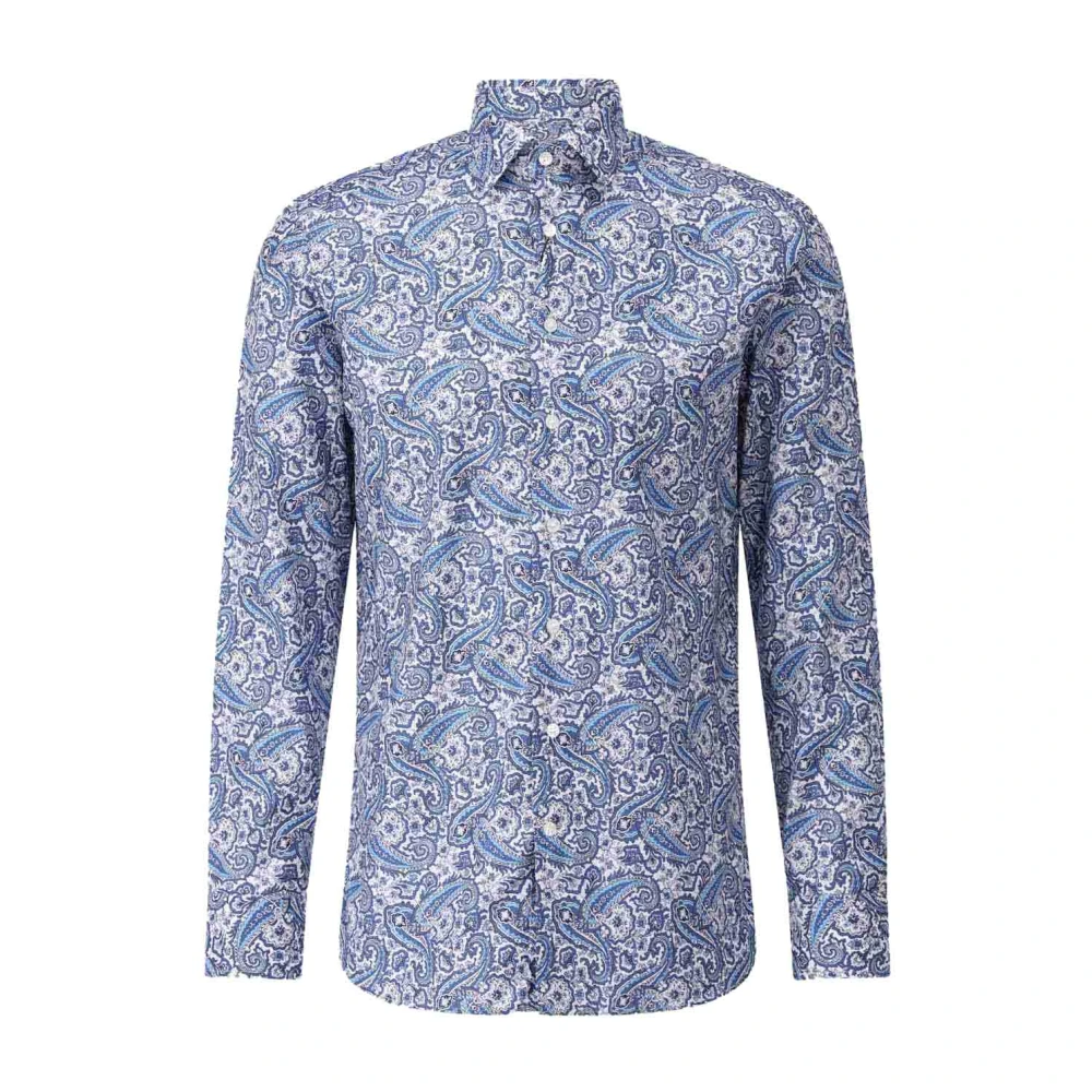 ETRO Paisley Patroon Katoenen Overhemd Multicolor Heren
