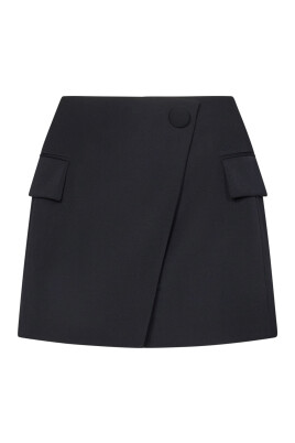 black-asymmetric-wool-mini-skirt