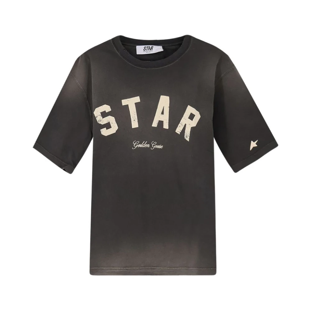 Golden Goose Star T-Shirt - Male - T-Shirts - Gray - S - Tops