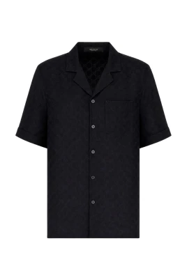 GG Silk Jacquard Bowling Shirt