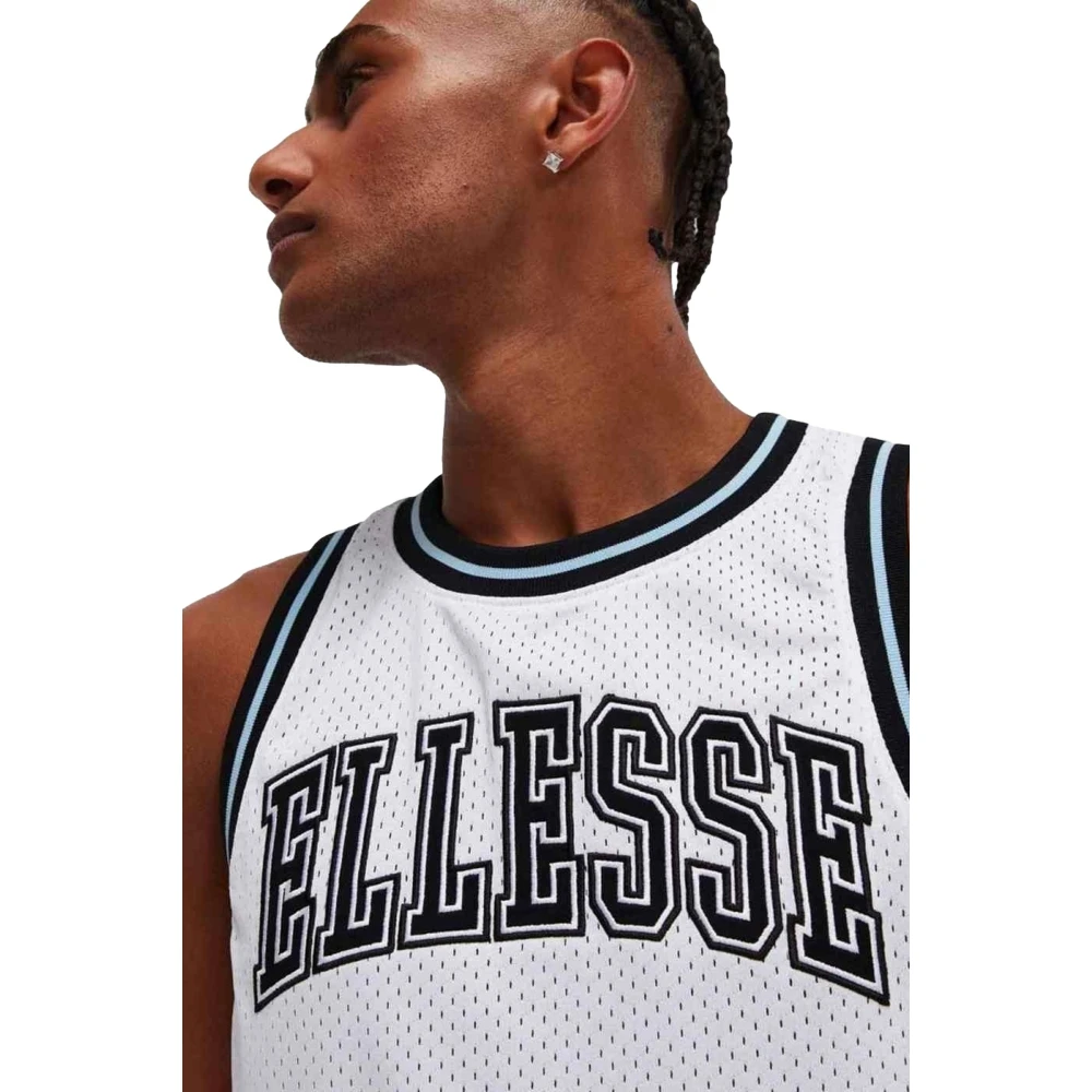 Ellesse Witte tanktop vest tee White Heren