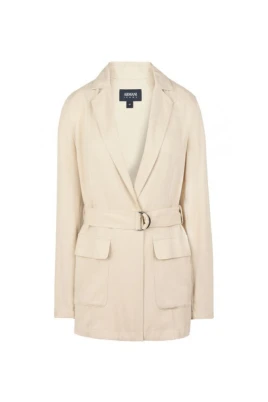 Belted Lyocell Jacka