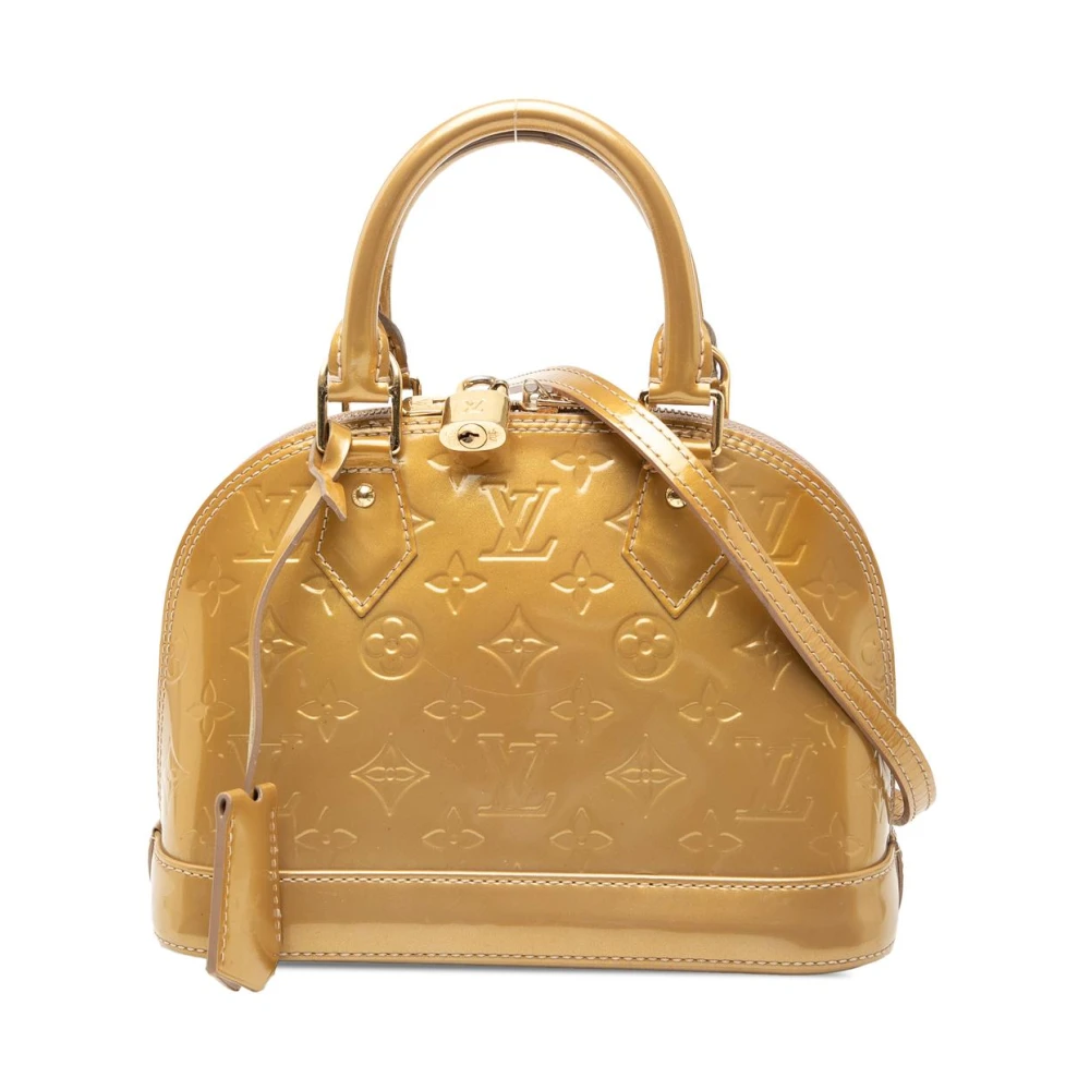 Louis Vuitton Vintage Women's Yellow Pre-Owned Alma Handbag