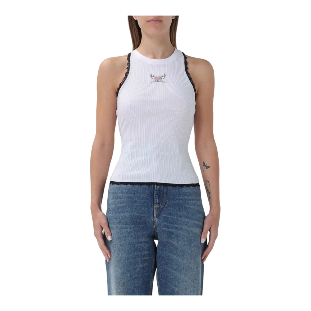 Chiara Ferragni Collection Stijlvolle Tanktop voor Vrouwen White Dames