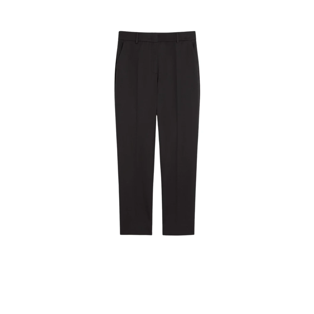 Max Mara Weekend Klassieke Sigarettenbroek met Viigid Black Dames