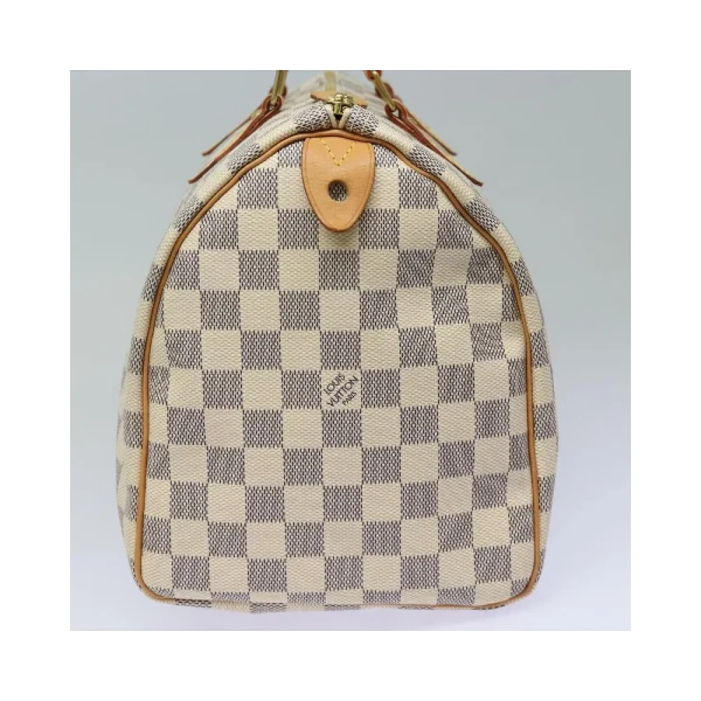 Louis Vuitton Vintage Pre-owned Canvas handbags Beige Dames