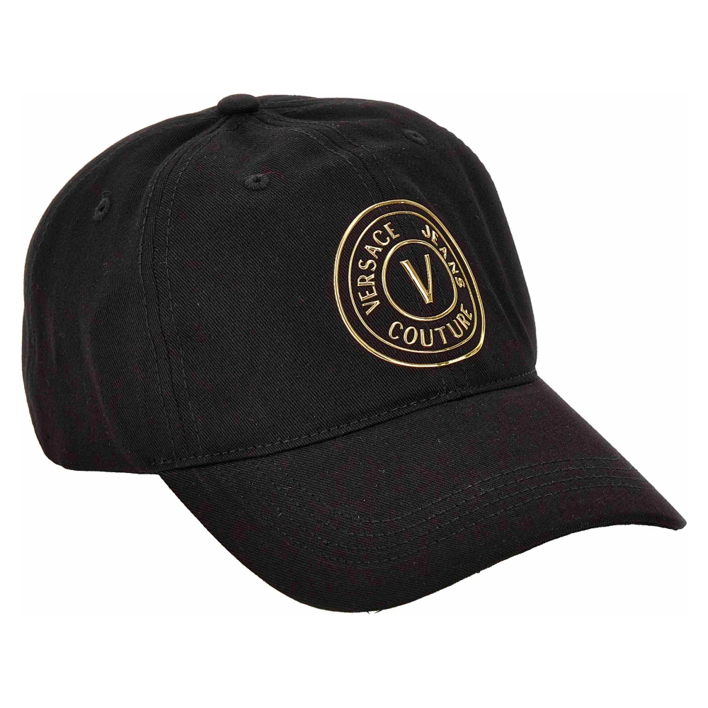 Versace Jeans Couture Stijlvolle Hoeden Collectie Black Dames