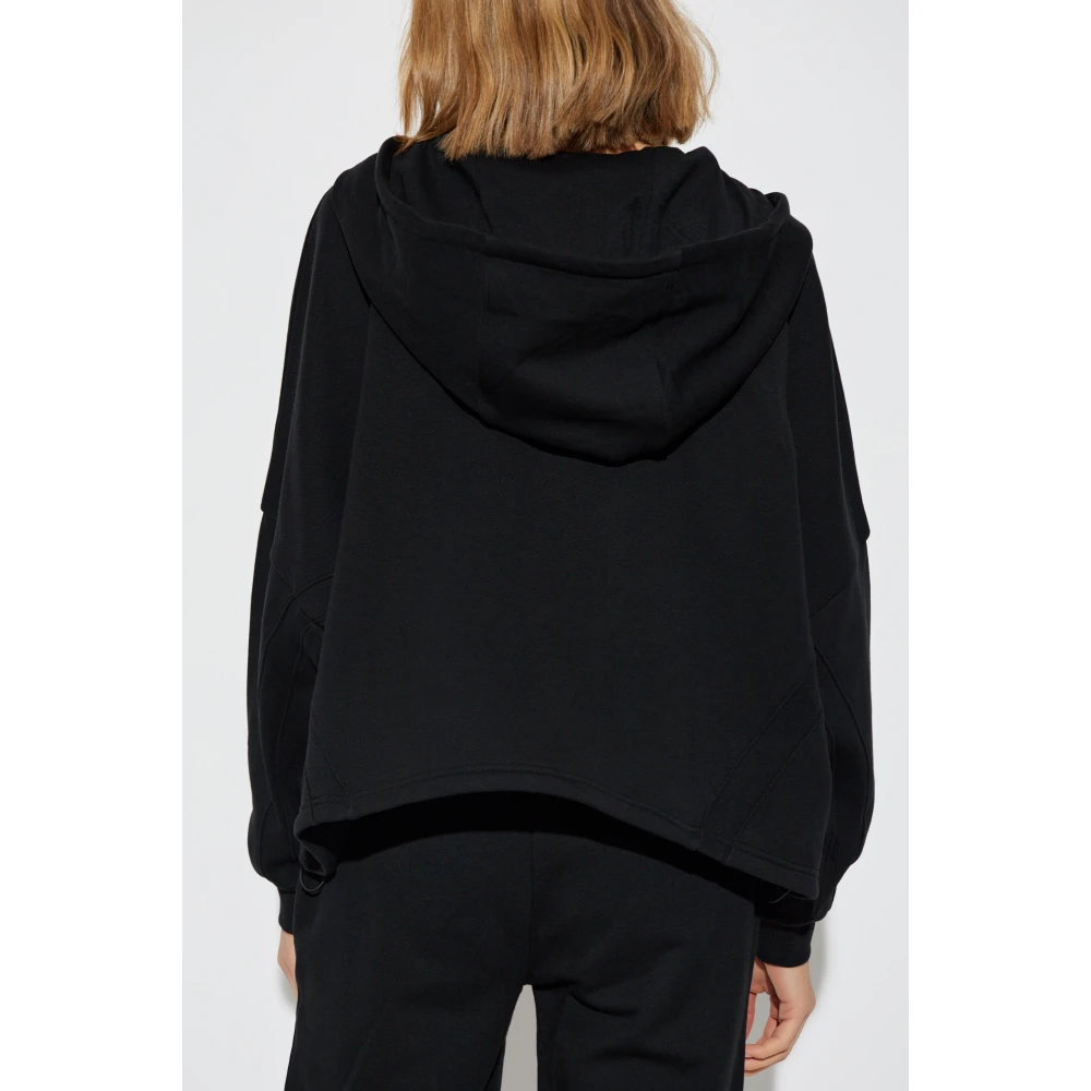 Emporio Armani Sweatshirt met logo Black Dames