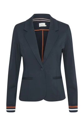 Randig Midnight Blazer med Sportig Touch