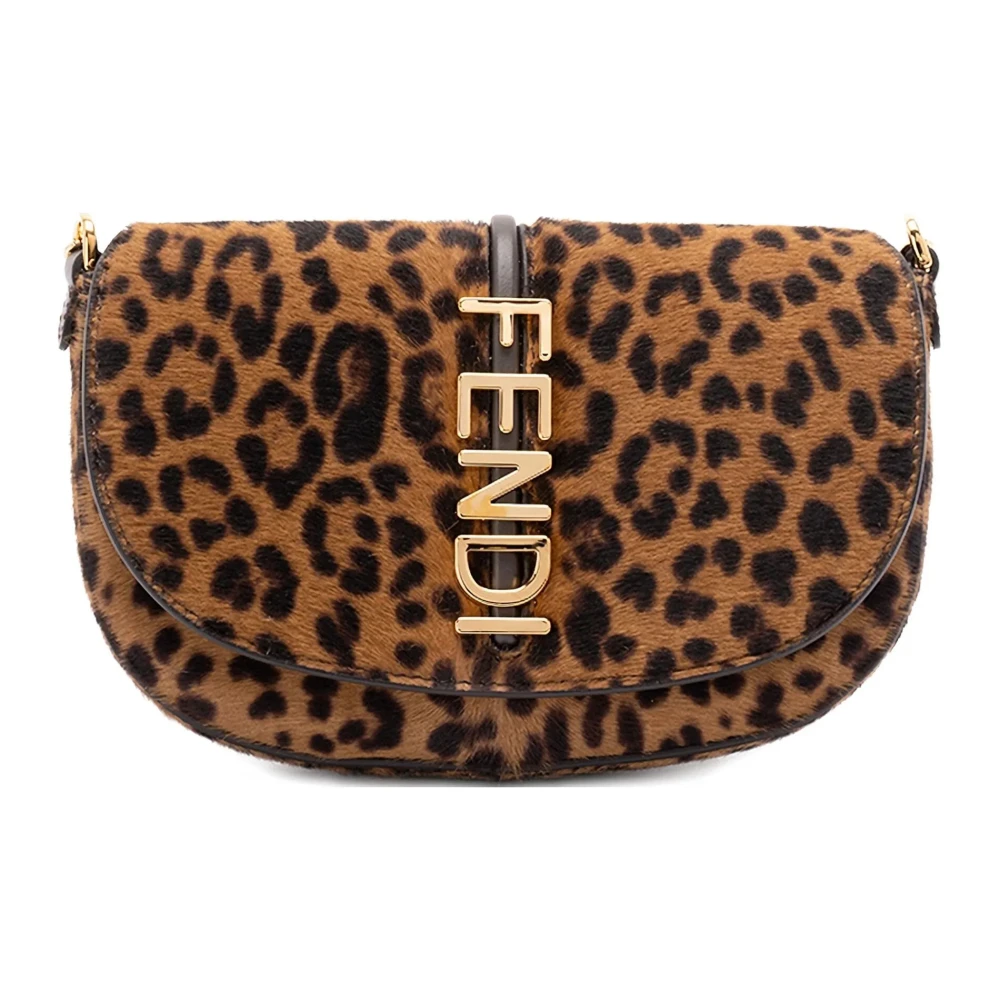 Fendi Women's Brown Cross Body Bags, One Size, Mini Crossbody Bag