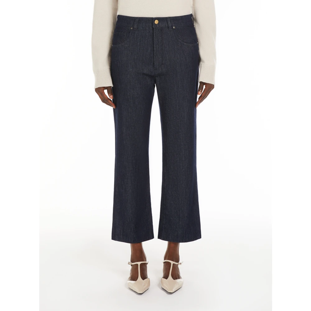 Max Mara Blauwe Schone Terra Modedress Blue Dames