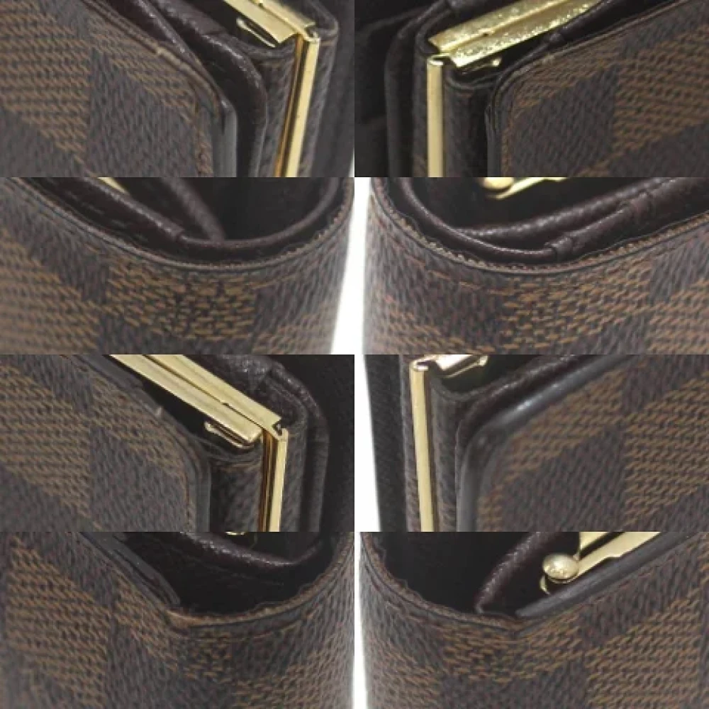 Louis Vuitton Vintage Pre-owned Canvas wallets Brown Dames