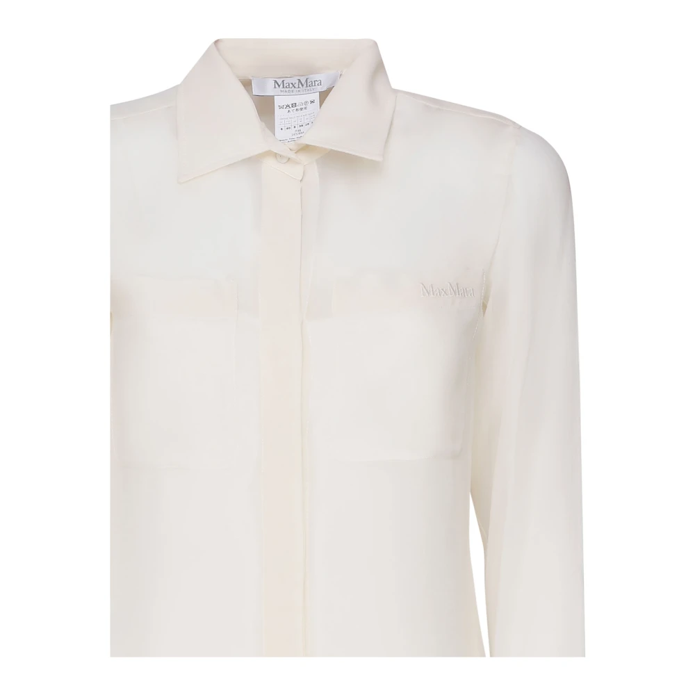 Max Mara Gele Ercole Cami Shirts Beige Dames