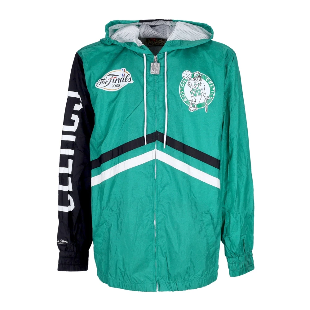 Mitchell & Ness Boston Celtics Windbreaker NBA Full Zip Green Heren