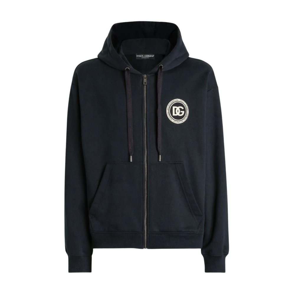 Dolce & Gabbana Herren Blau Sweatshirts & Hoodies, Lgröße:
