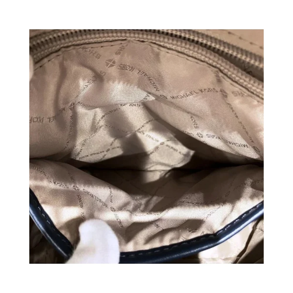 Michael Kors Pre-owned Canvas backpacks Blue Dames
