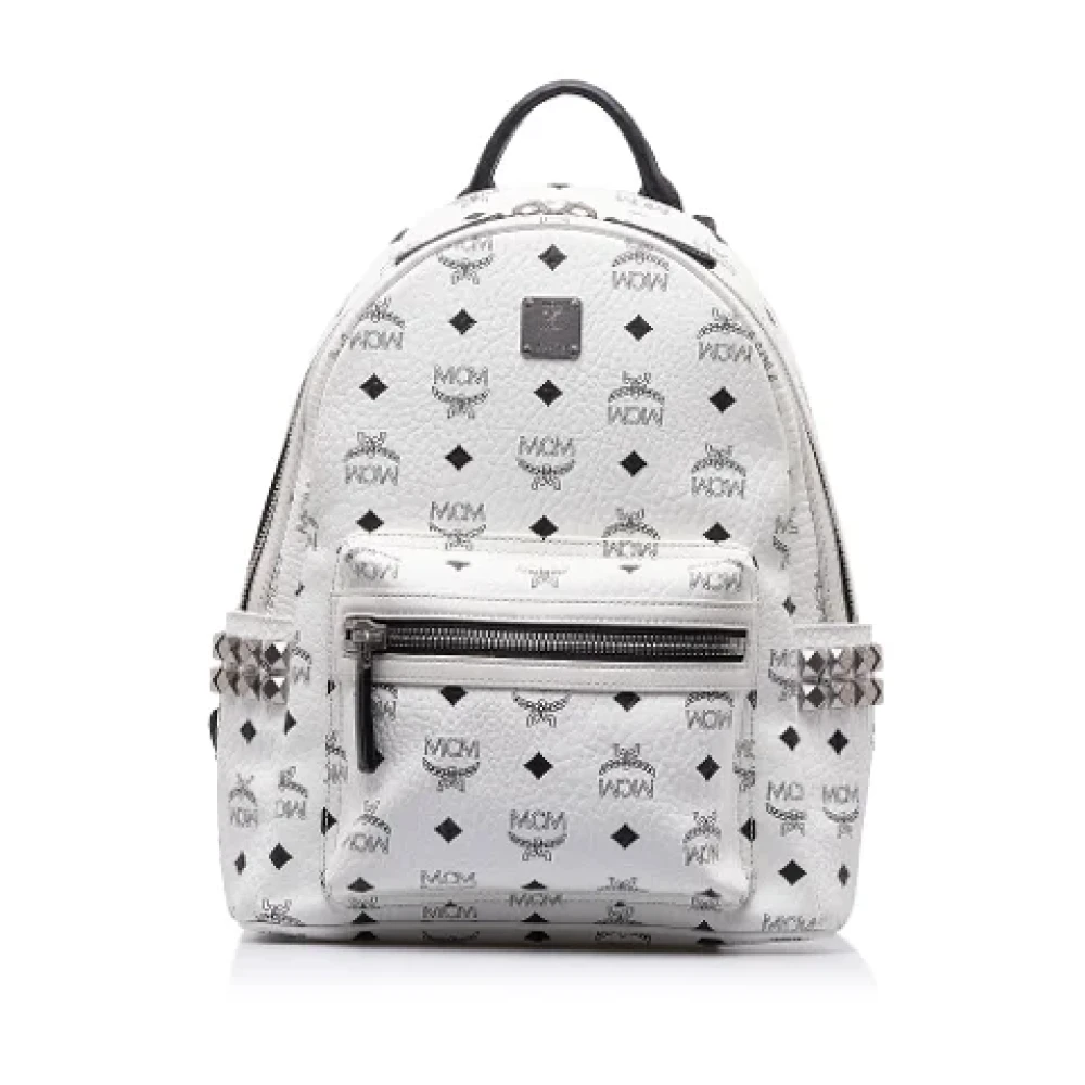 MCM Pre-owned Canvas backpacks White Dames