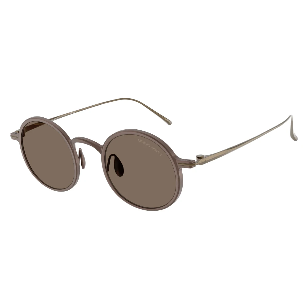 Giorgio Armani Men's Brown Sunglasses, 46 Mm, Ar6173t Round Sunglasses
