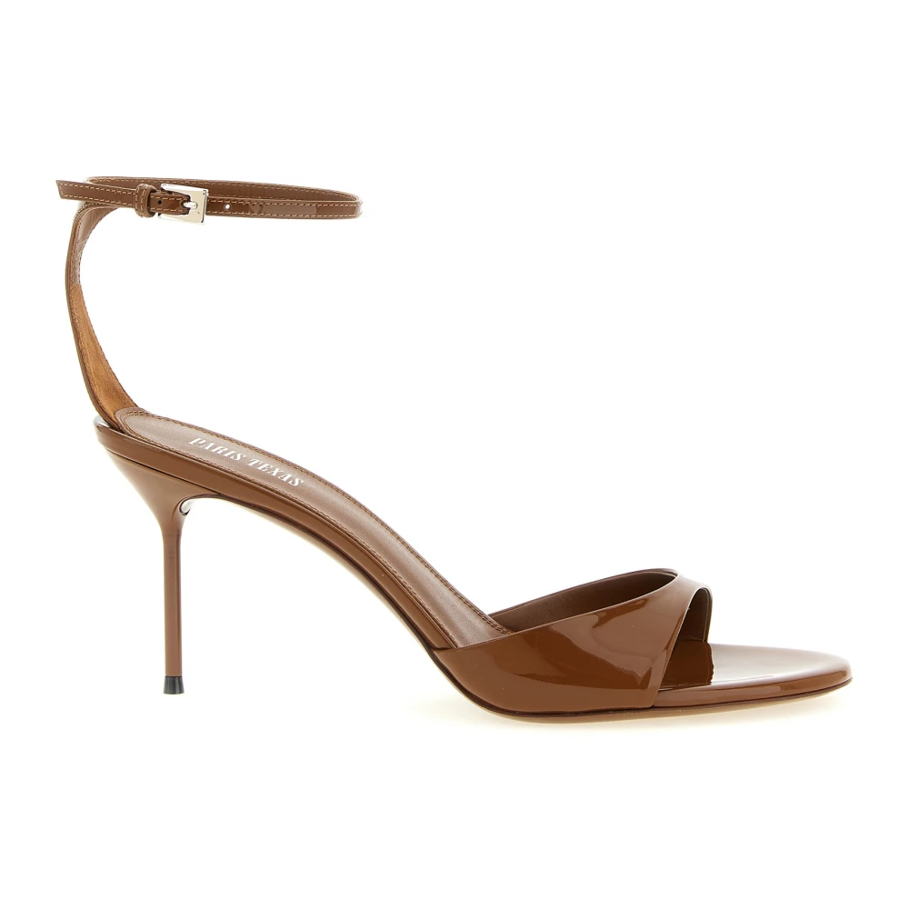 Paris Texas Women's Brown Lidia Patent Leather Sandal