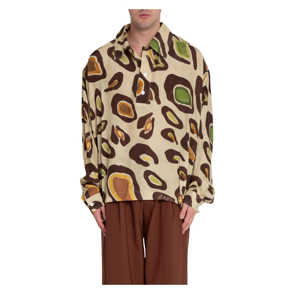 Bonsai Oversized Shirt in Collectiekleur Multicolor Heren