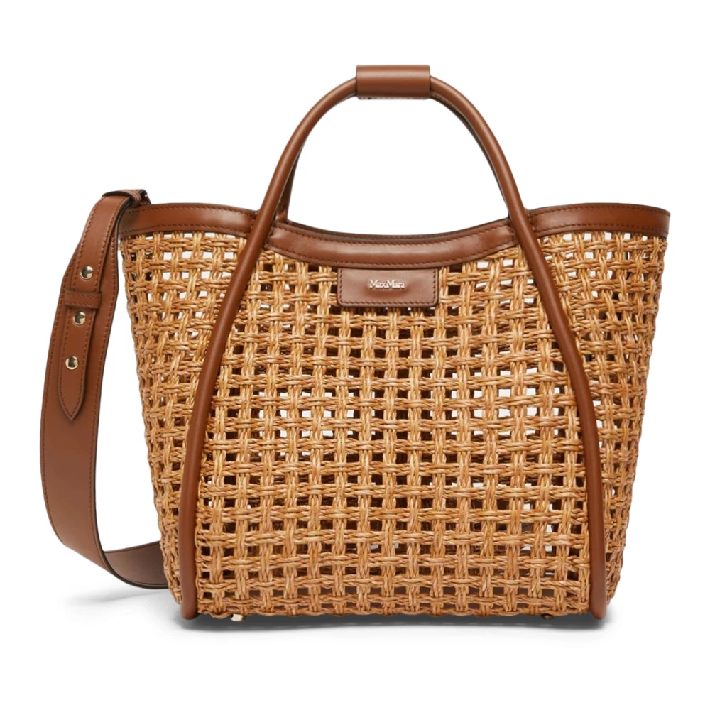 Max Mara Women's Beige Small Marine Bag - Shopping Bags - One Size - Bags