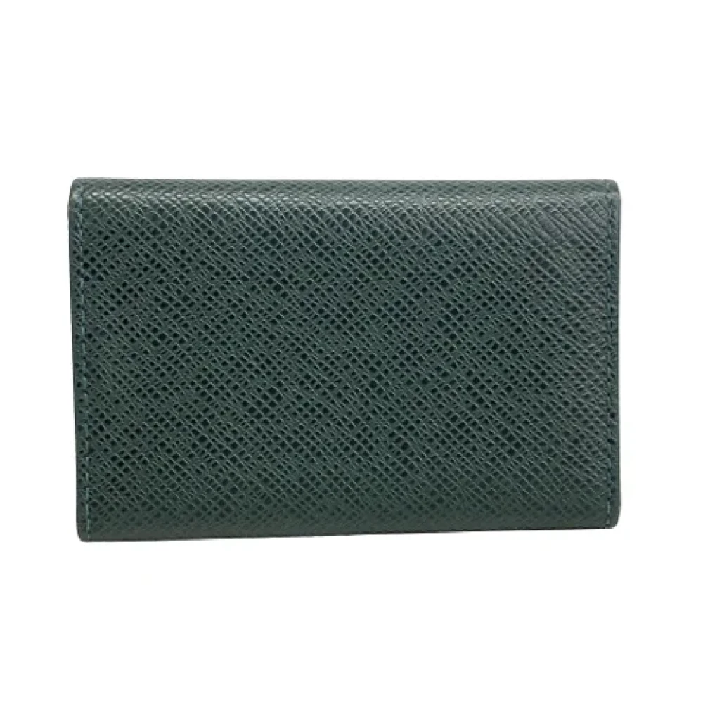 Louis Vuitton Vintage Pre-owned Leather key-holders Green Dames