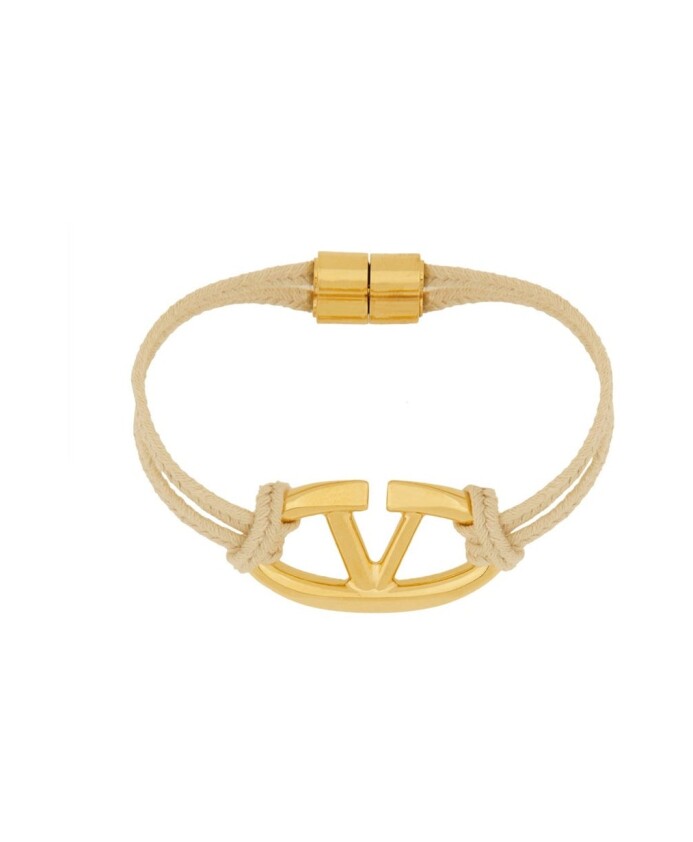 gold-tone-vlogo-cotton-bracelet