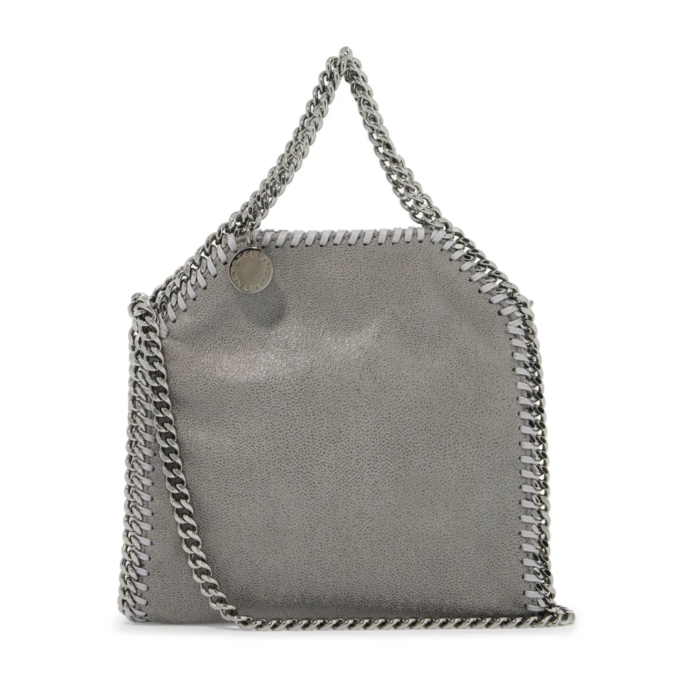 Stella Mccartney Eco-leer Falabella Tiny Handtas Gray Dames
