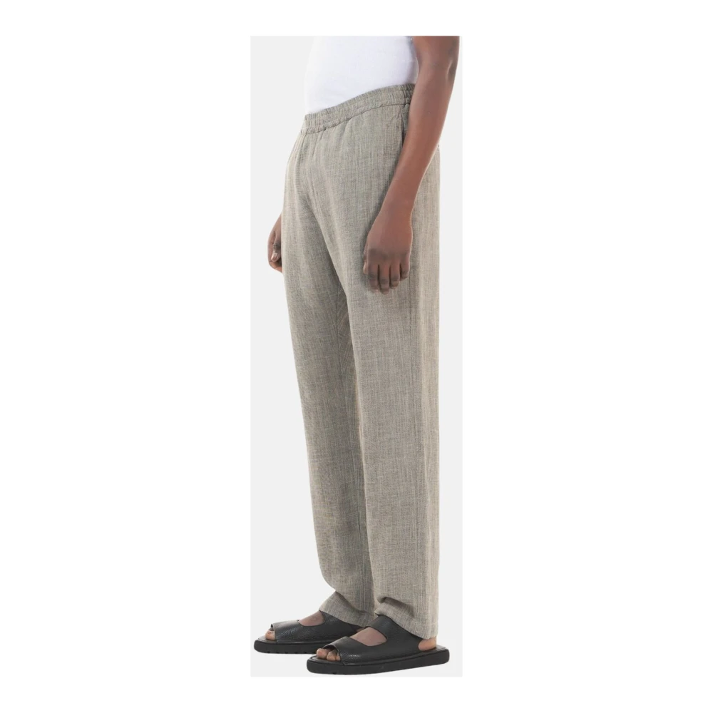 Barena Venezia Reguliere elastische taille broek met zij- en achterzakken Gray Heren