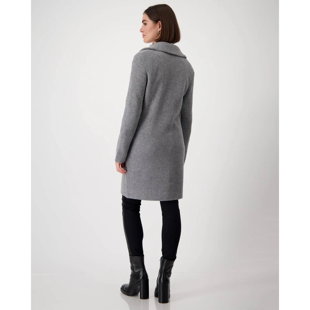 monari Gebreid Vest Gray Dames