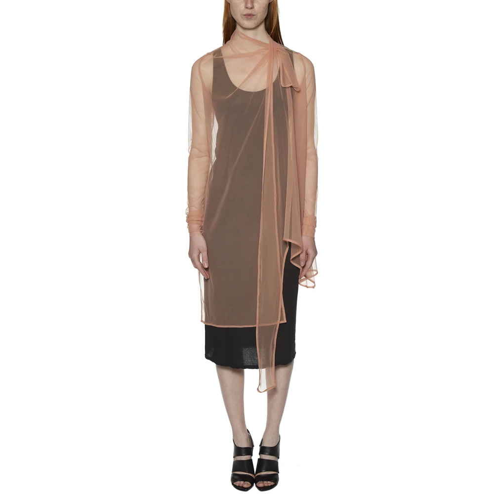 Rick Owens Stretch Jasje van Tule Pink Dames