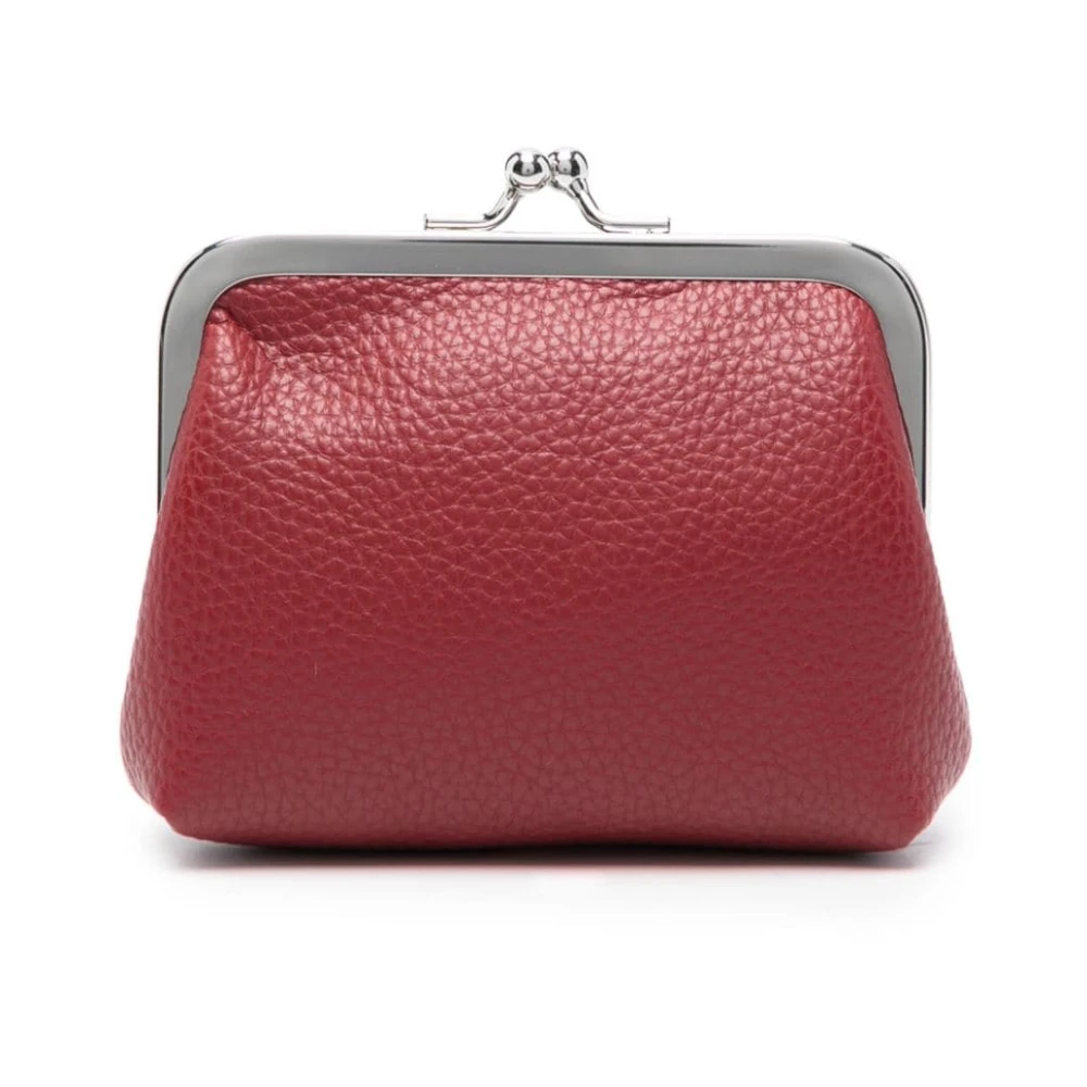 Vivienne Westwood Rode Portemonnee van Imitatieleer met Orb Plaque Detail Red Dames