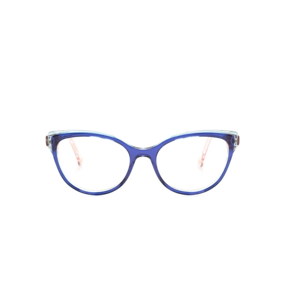 Carolina Herrera Blauwe Optische Bril voor Dagelijks Gebruik Blue Dames