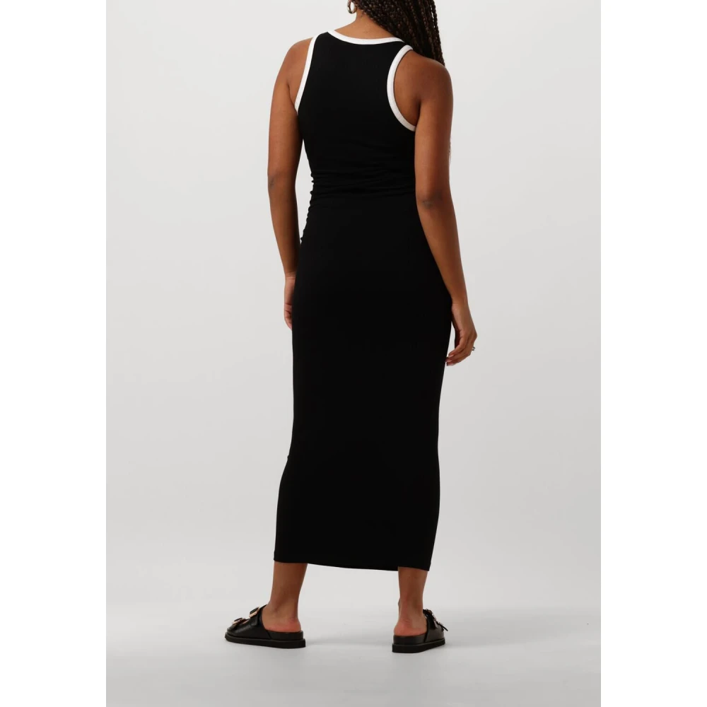 Refined Department Elegante Luna Maxi Jurk Black Dames